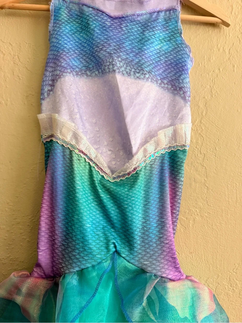 Disney Mermaid Costume Dress in Aqua, Purple, Turquoise